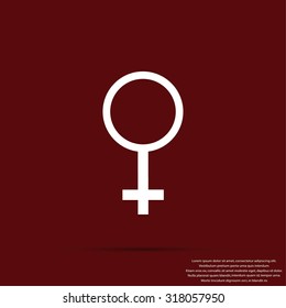  planet symbol vector icon