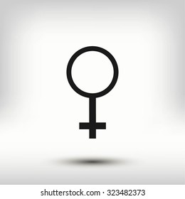 planet symbol vector icon
