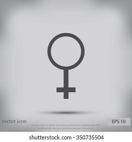  planet symbol vector icon