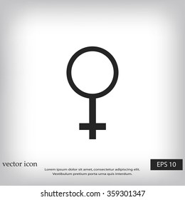  planet symbol vector icon