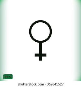  planet symbol vector icon