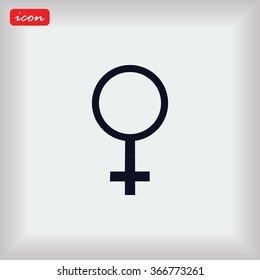  planet symbol vector icon