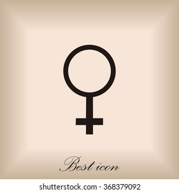  planet symbol vector icon