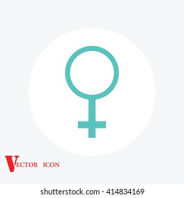  planet symbol vector icon