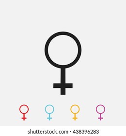  planet symbol vector icon