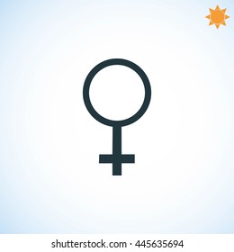  planet symbol vector icon