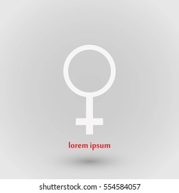 planet symbol vector icon, flat design best vector icon