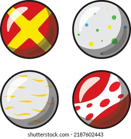 Planet symbols. Space bodies, planets. Logo for the site.