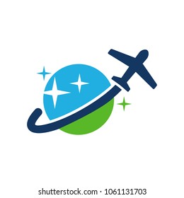 Planet Travel Logo Icon Design