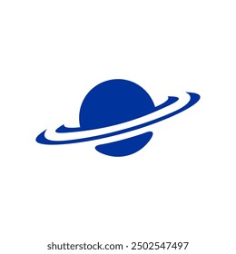 Planeta Dos Líneas Anillos Logotipo, Galaxia, Espacio