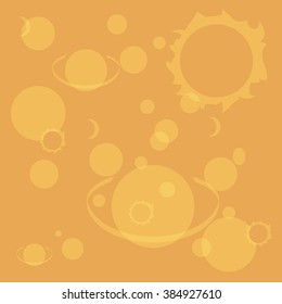 Planet vector abstract pattern background