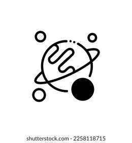 planet vector graphic illustration icon