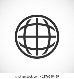 planet vector icon 10 eps