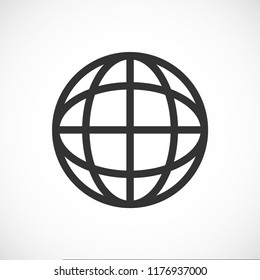planet vector icon 10 eps