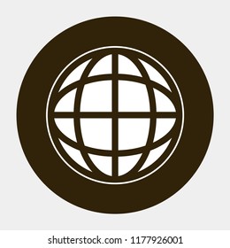 planet vector icon 10 eps