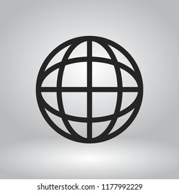 planet vector icon 10 eps