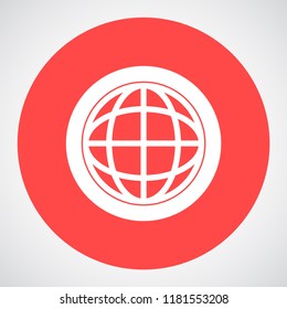 planet vector icon 10 eps