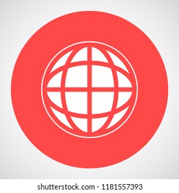 planet vector icon 10 eps