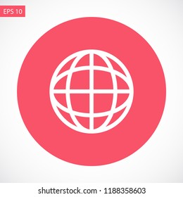 planet vector icon 10 eps