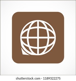 planet vector icon 10 eps