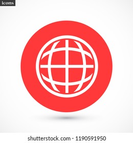 planet vector icon 10 eps