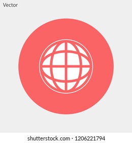 planet vector icon 10 eps