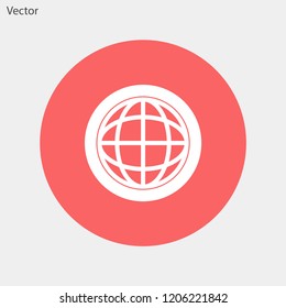 planet vector icon 10 eps