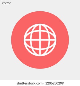 planet vector icon 10 eps