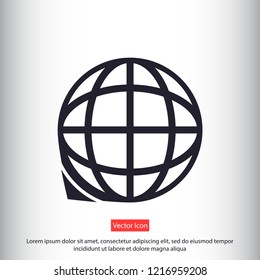 planet vector icon 10 eps