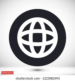 planet vector icon 10 eps