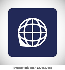 planet vector icon 10 eps