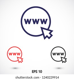 planet vector icon 10 eps