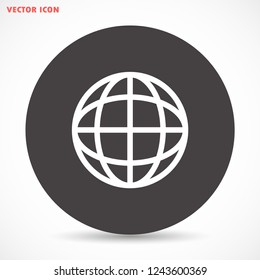 planet vector icon 10 eps