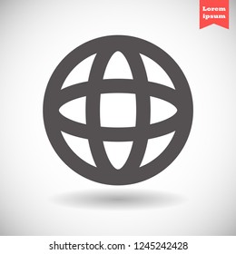 planet vector icon 10 eps