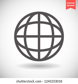 planet vector icon 10 eps