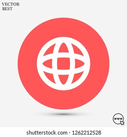 planet vector icon 10 eps