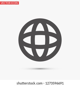 planet vector icon 10 eps