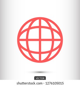 planet vector icon 10 eps