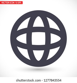 planet vector icon 10 eps