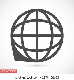 planet vector icon 10 eps
