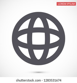 planet vector icon 10 eps