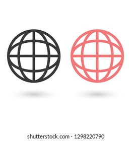 planet vector icon 10 eps
