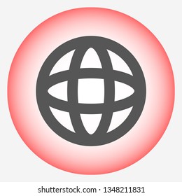 planet vector icon 10 eps