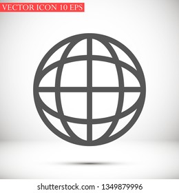planet vector icon 10 eps