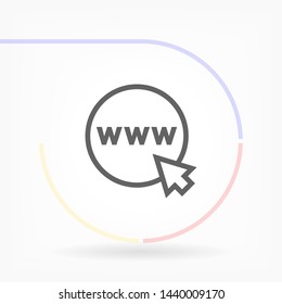 planet vector icon 10 eps , Lorem ipsum Flat design