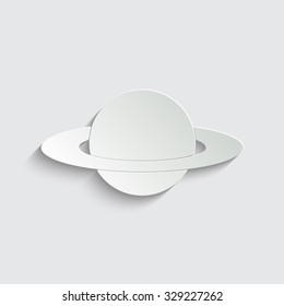planet - vector icon