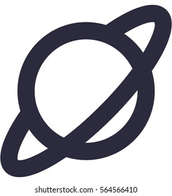 Planet Vector Icon 