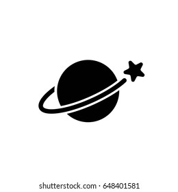 planet vector icon