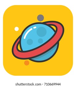 Planet Vector Icon
