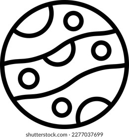 Planet Vector Icon Design Illustration